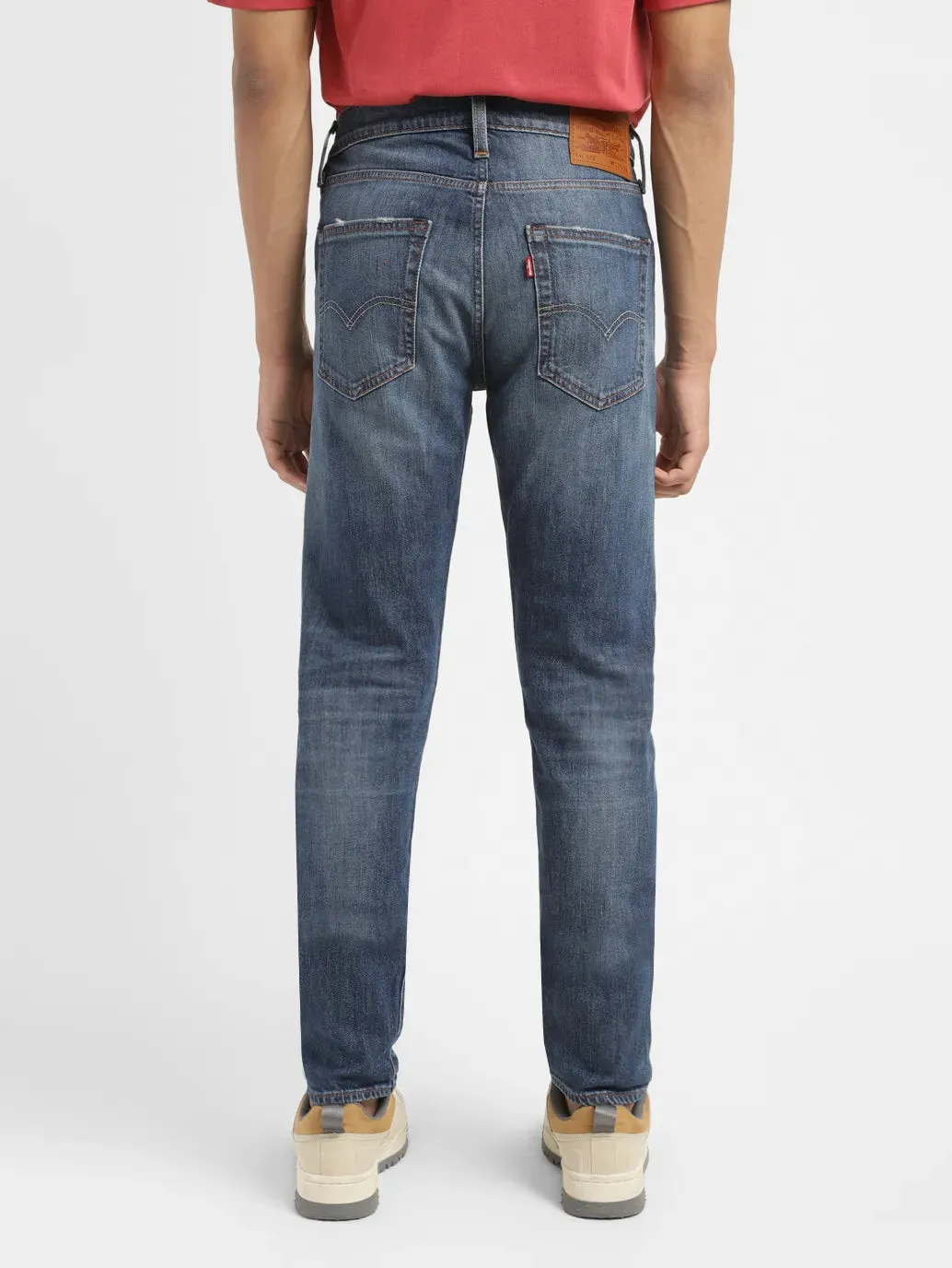 Men's 512 Mid Indigo Slim Tapered Fit Mid Rise Jeans LEVI'S