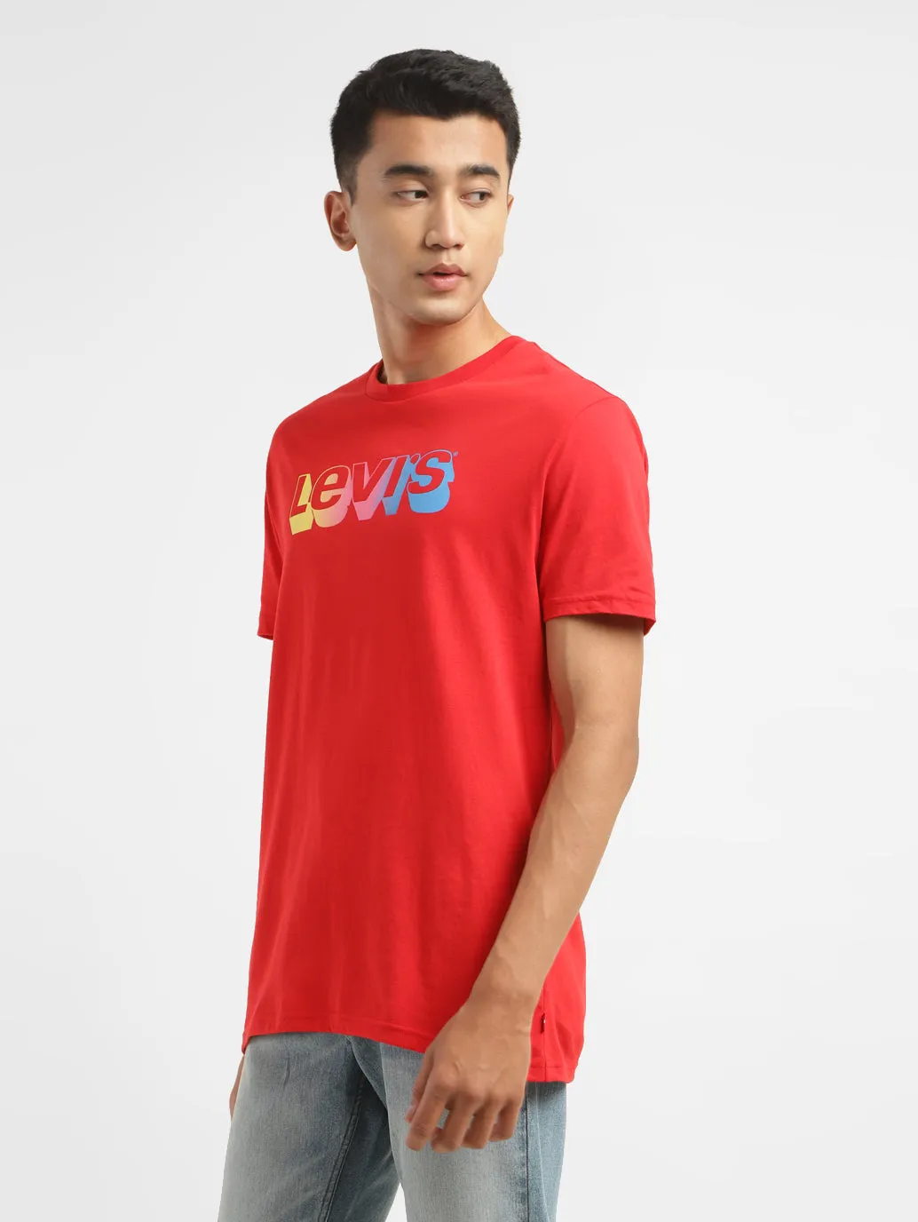 Men's Brand Logo Crew Neck T-shirt LEVI'S