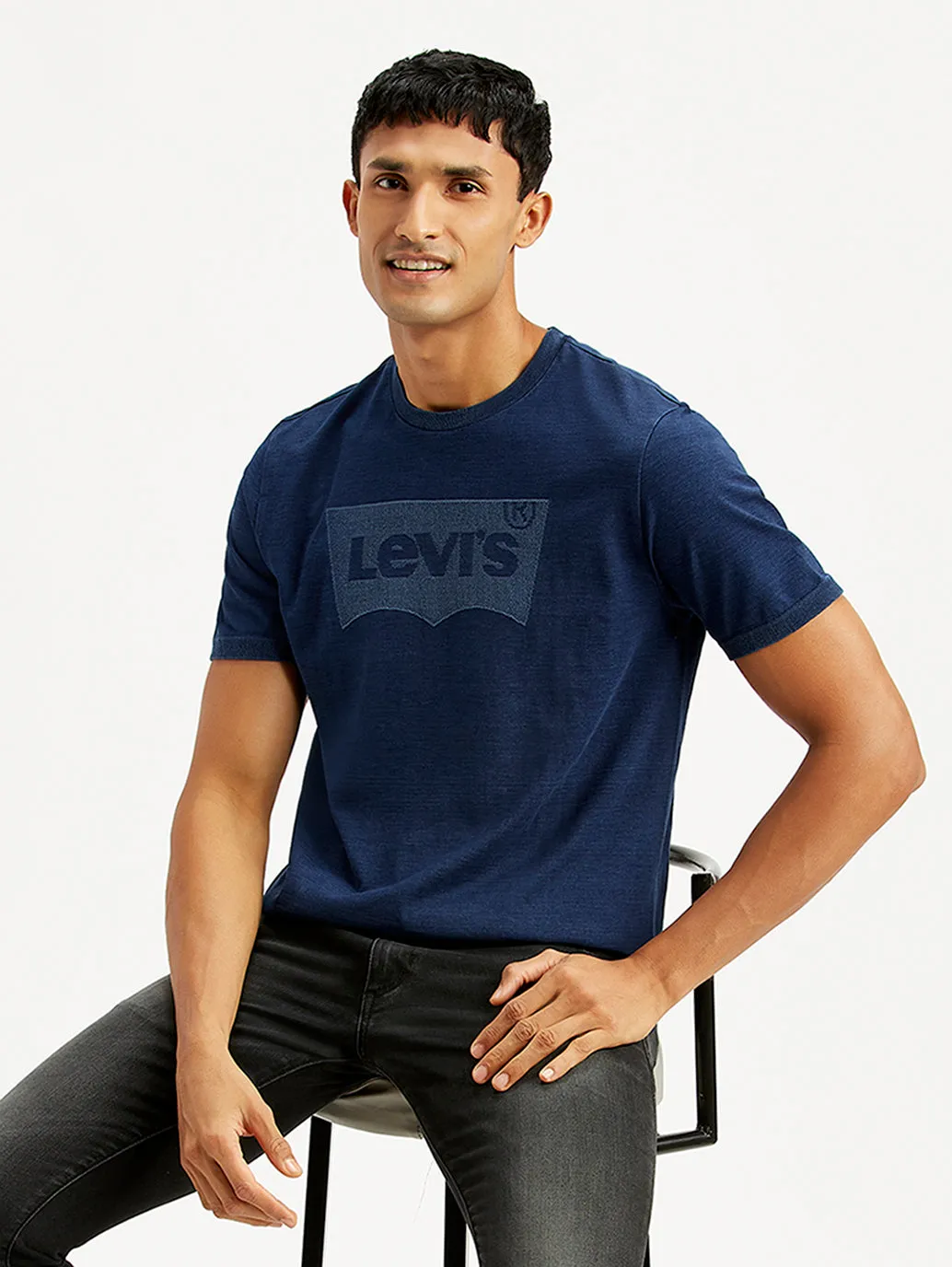 Men's Brand Logo Regular Fit T-Shirt LEVI'S
