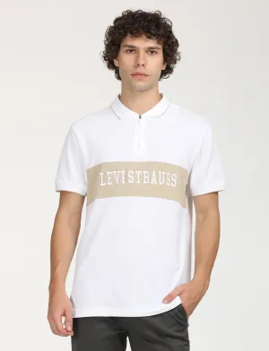 Men's Brand Logo Slim Fit  Polo T-shirt LEVI'S