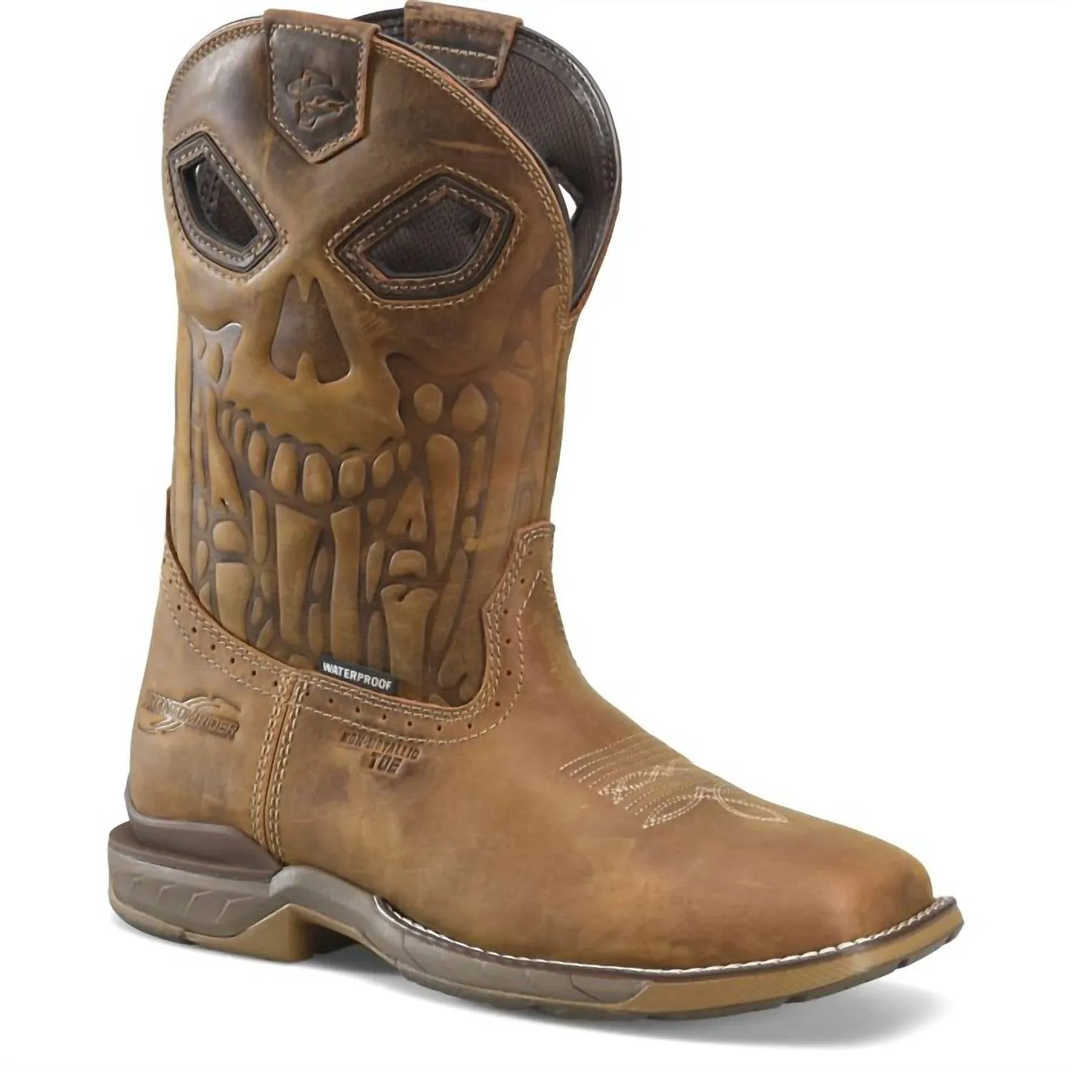 Men's Lycan Composite Toe Roper Western Boot In Brown