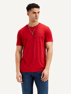 Men's Solid Slim Fit T-Shirt LEVI'S