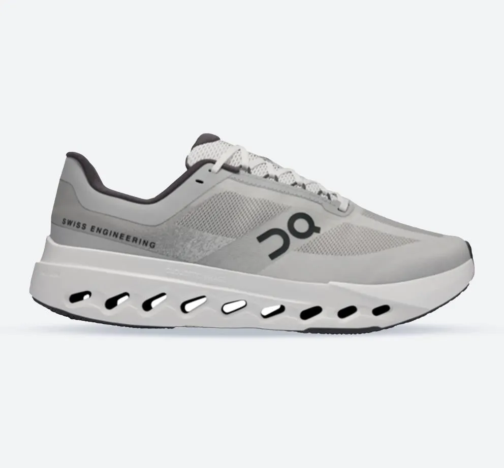 Men's Wide Fit On Cloudsurfer Next Wide Training Shoes - Glacier/White
