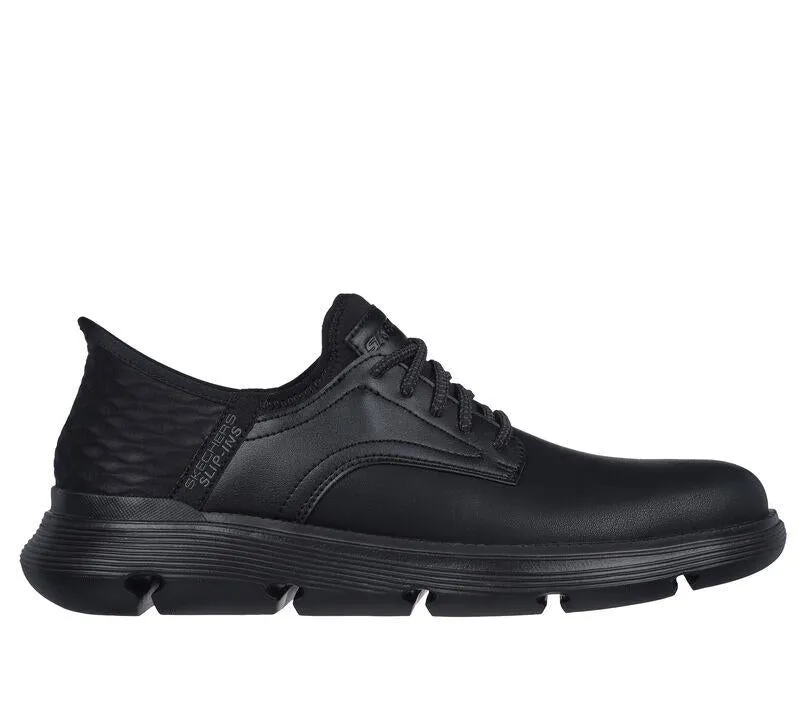 Men's Wide Fit Skechers 205046 Slip-ins Garza Gervin Trainers - Black