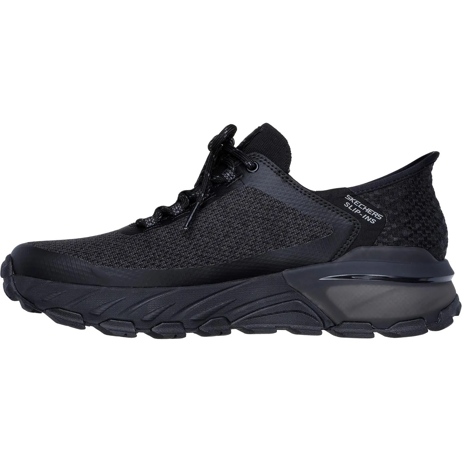 Men's Wide Fit Skechers 237309 Slip-ins Max Protect Assembly Trainers - Black