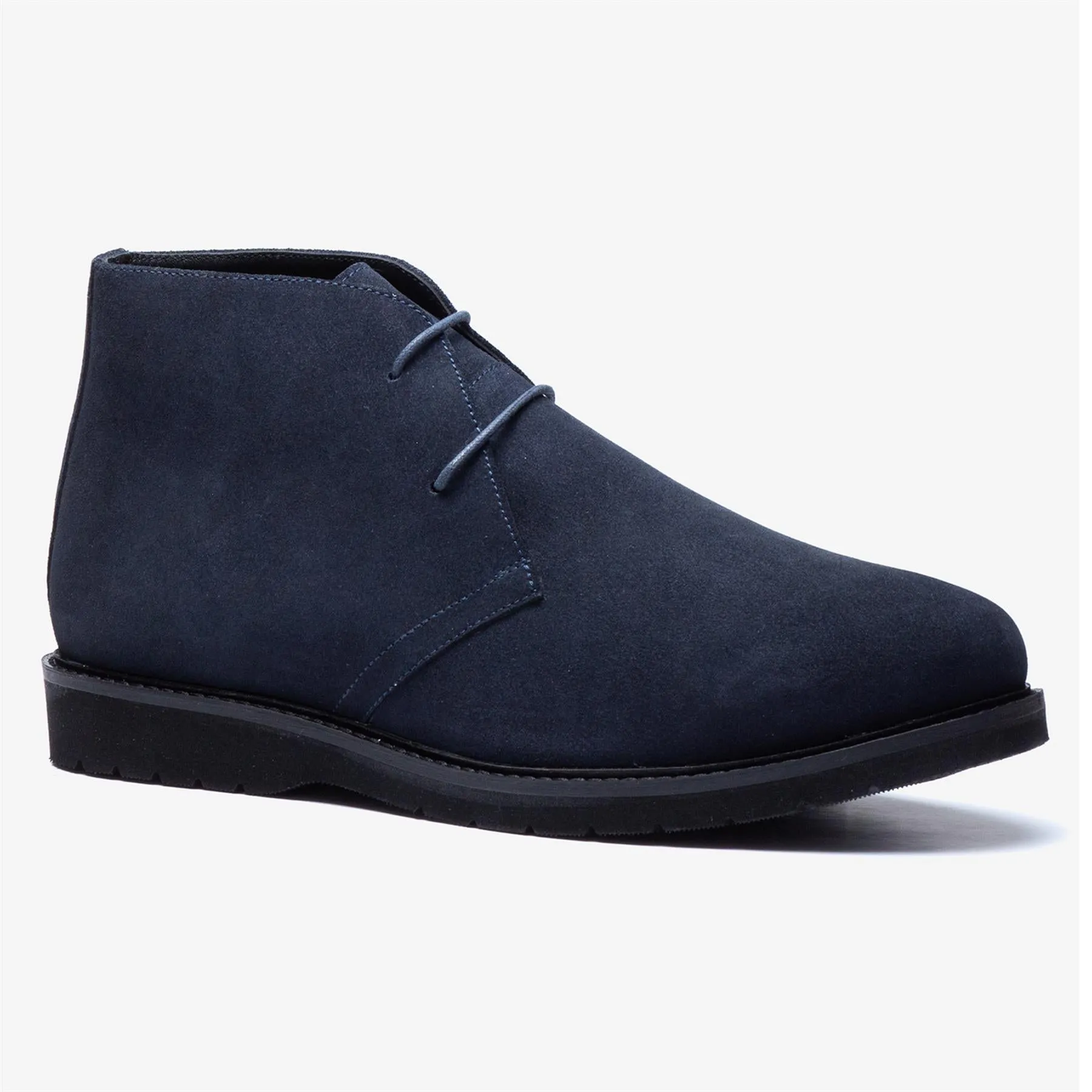 Men's Wide Fit Tredd Well William 22759 Suede Boots - Navy