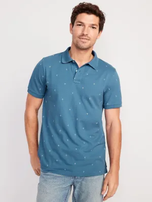 Moisture-Wicking Pique Pro Polo Shirt for Men