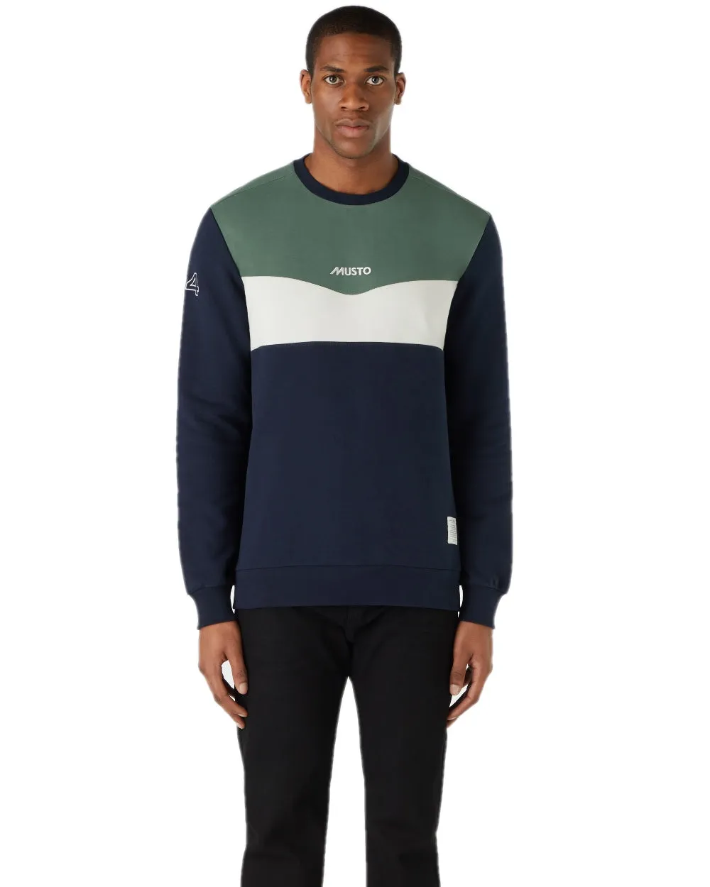 Musto Mens 64 Tri Colour Sweatshirt