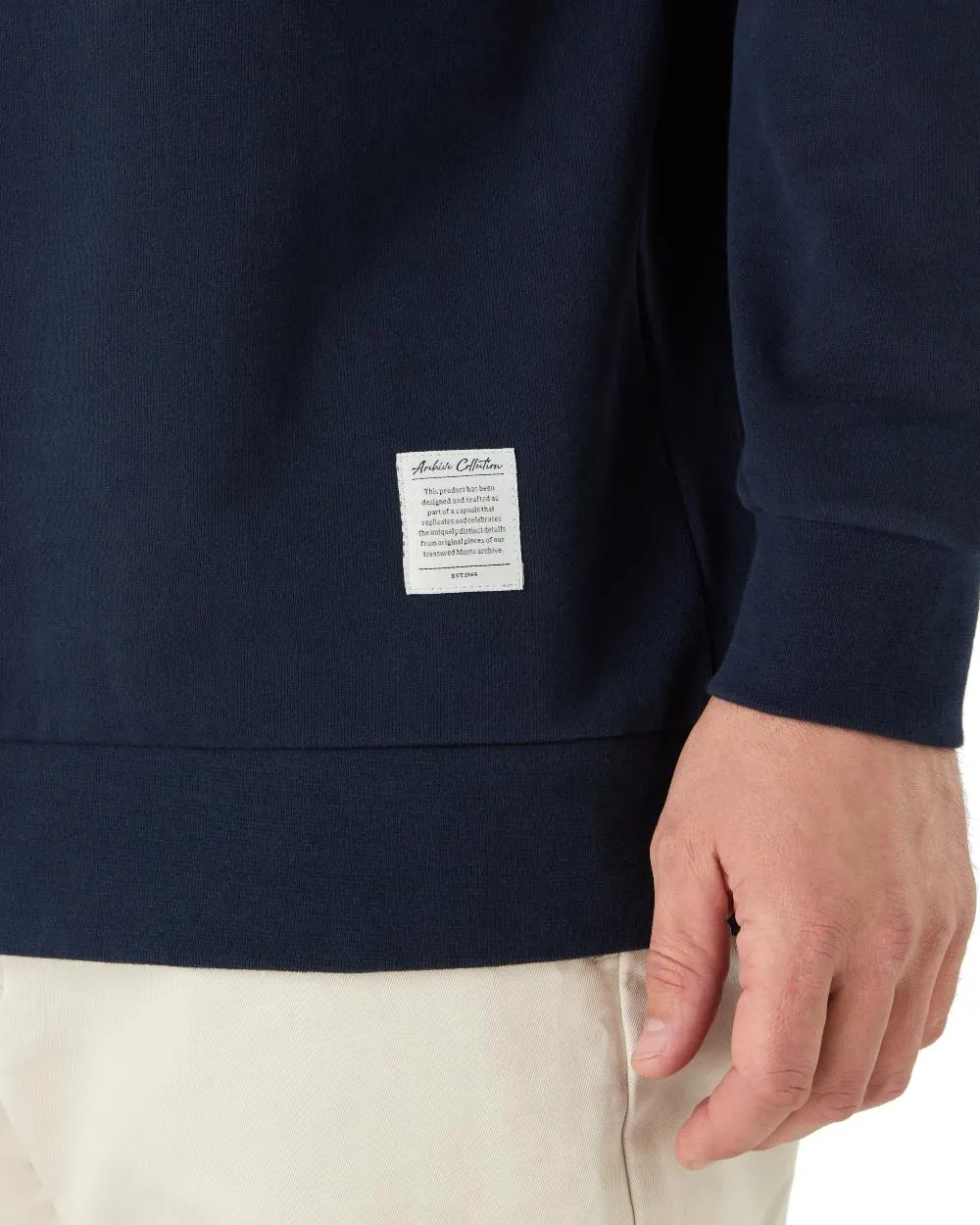 Musto Mens 64 Tri Colour Sweatshirt
