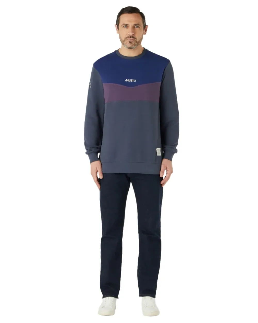Musto Mens 64 Tri Colour Sweatshirt