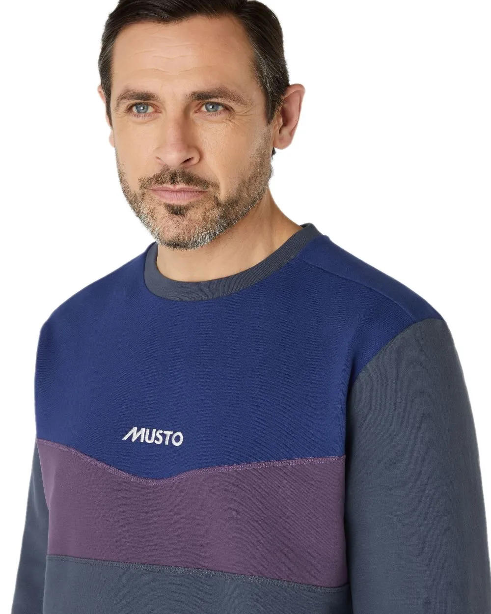 Musto Mens 64 Tri Colour Sweatshirt
