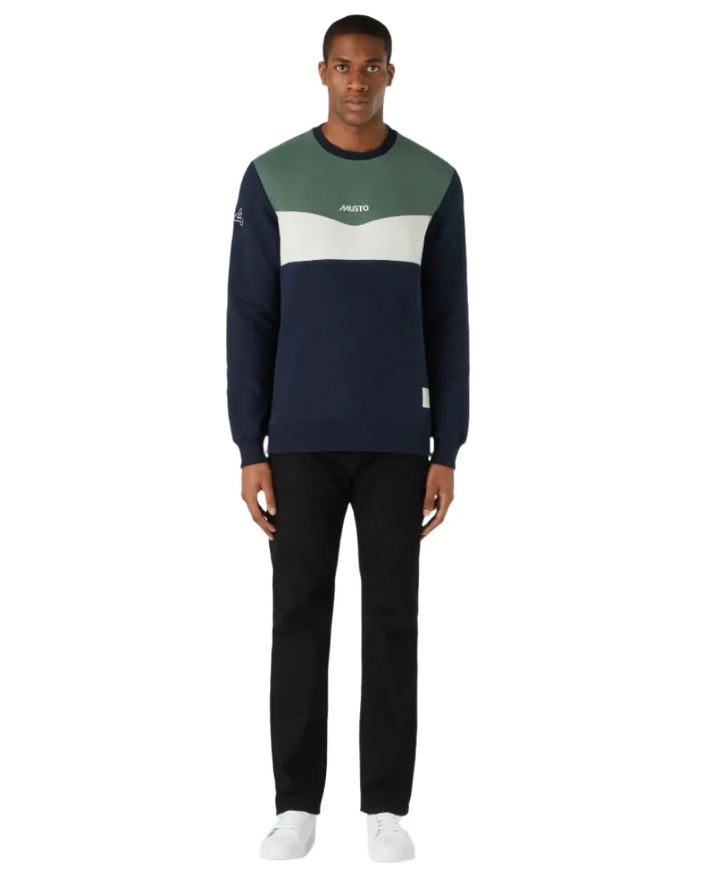 Musto Mens 64 Tri Colour Sweatshirt
