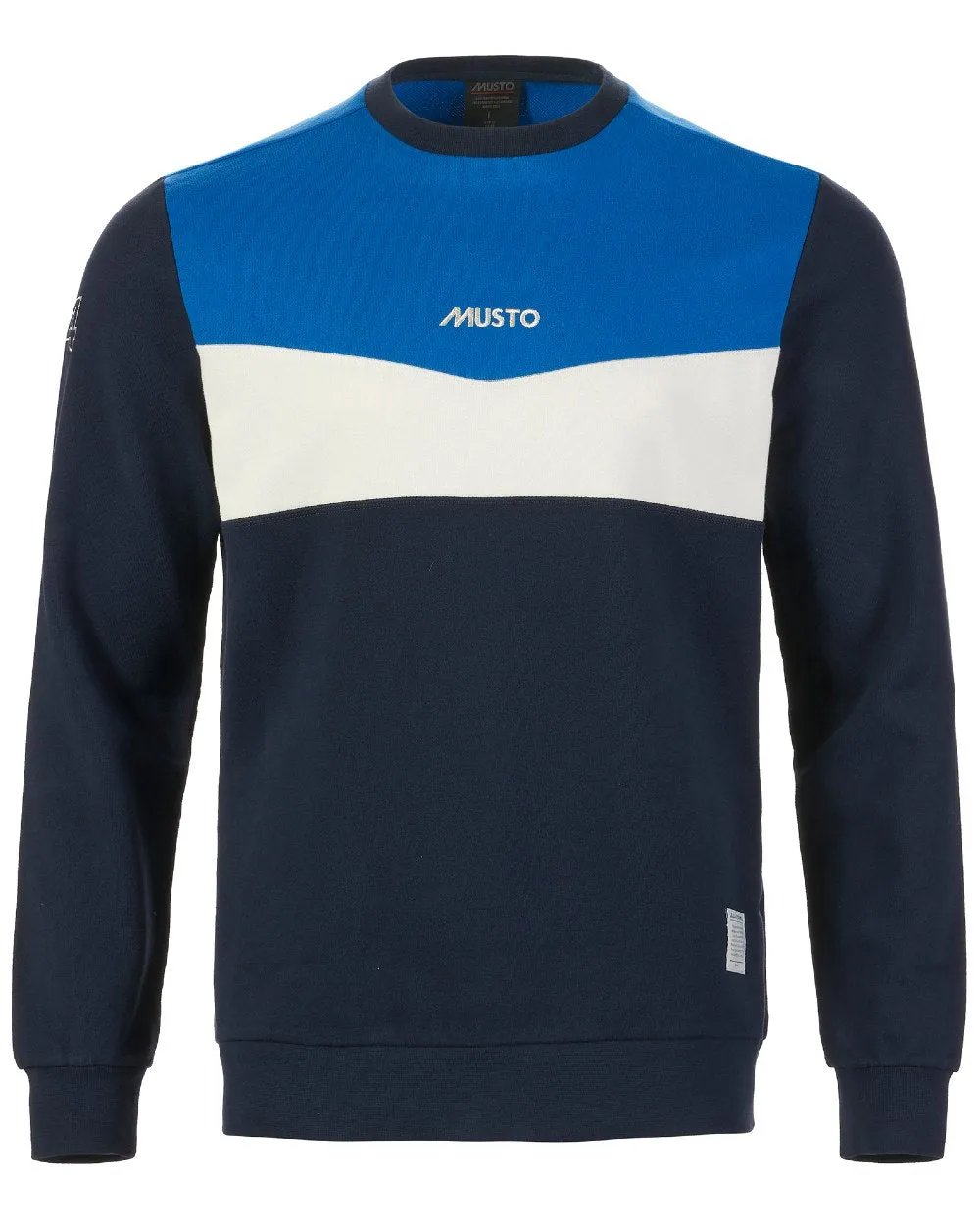 Musto Mens 64 Tri Colour Sweatshirt