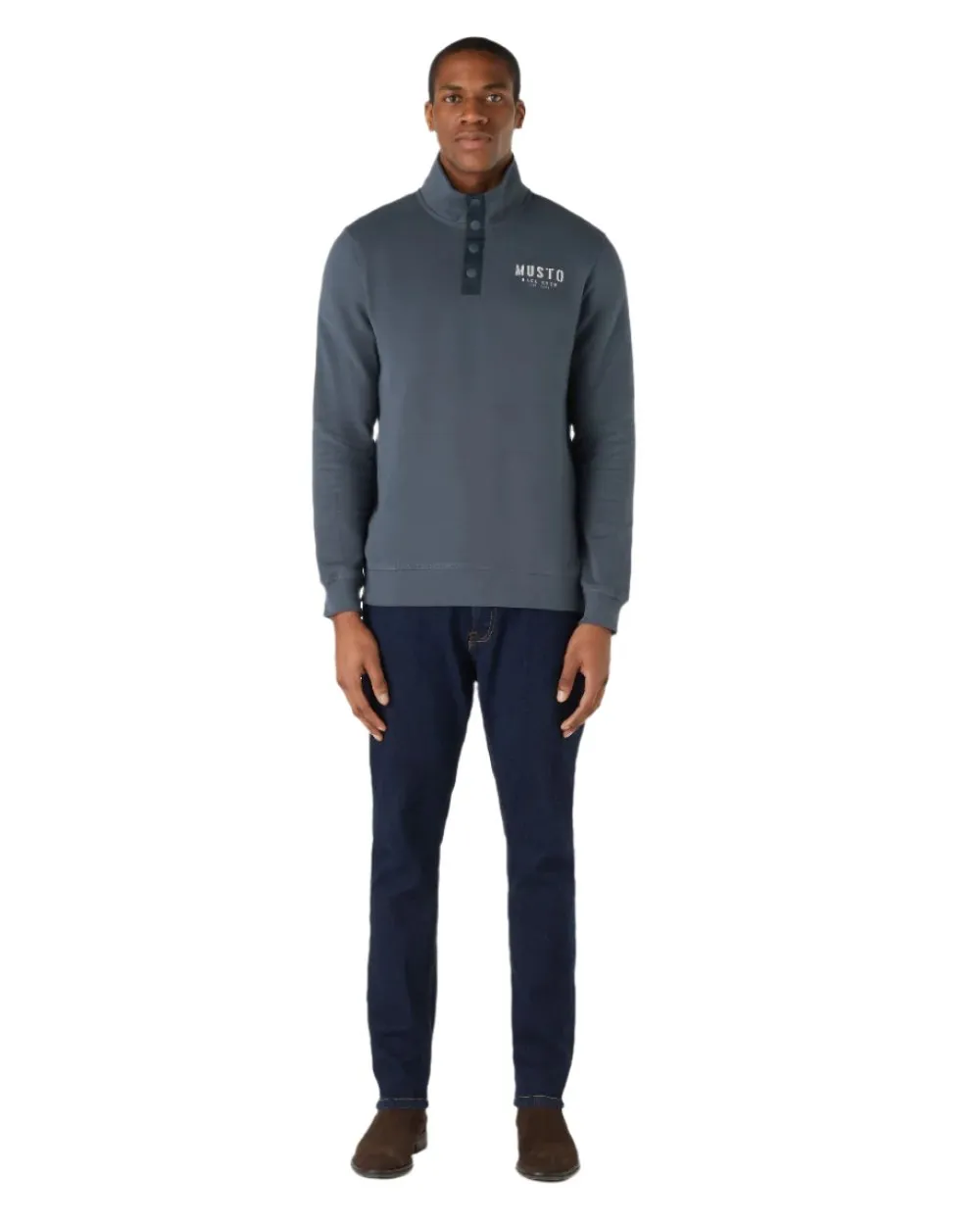 Musto Mens Marina Half Snap Sweater 2.0