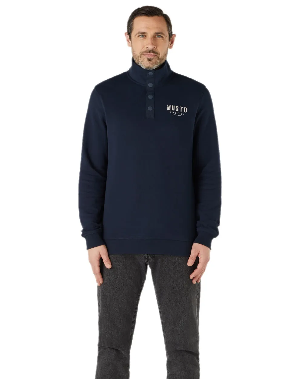 Musto Mens Marina Half Snap Sweater 2.0