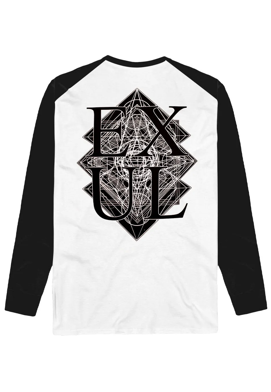 Ne Obliviscaris - Exul Cross White/Black - Longsleeve