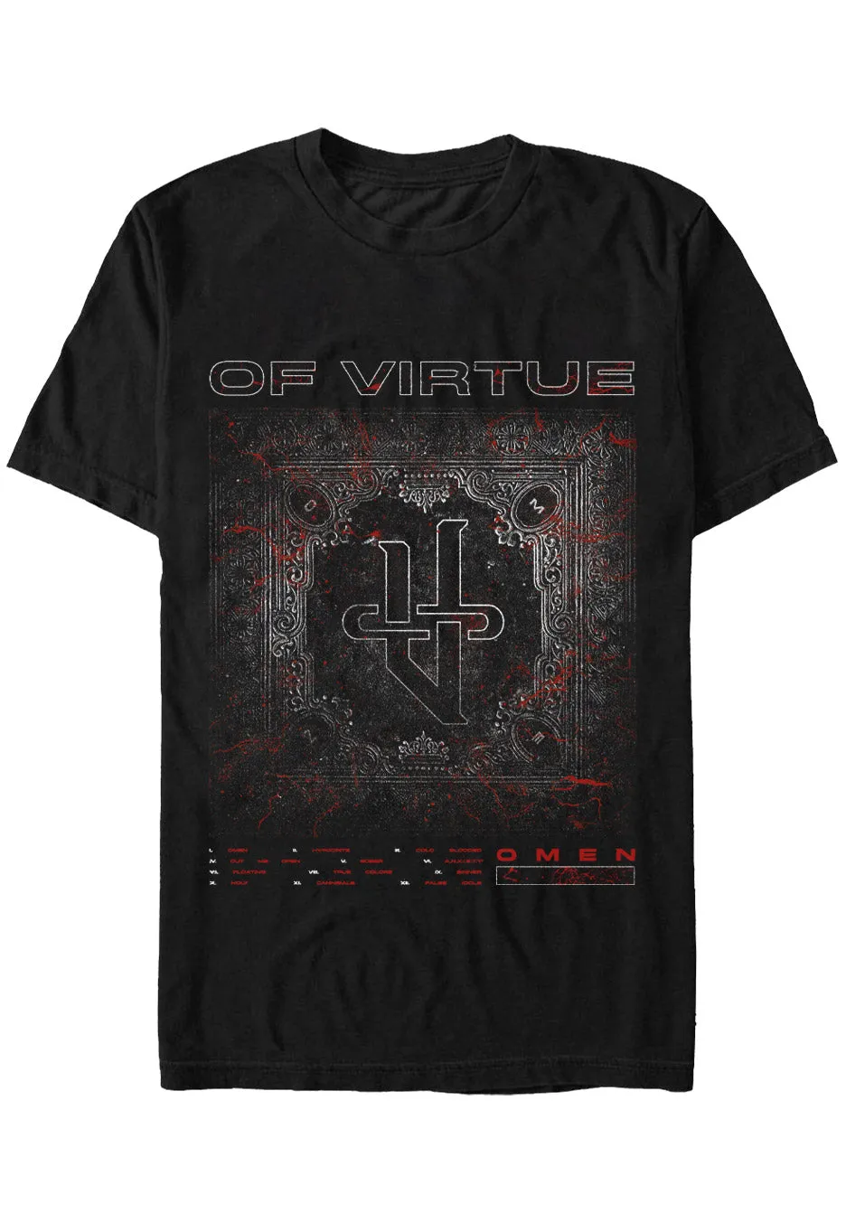 Of Virtue - Omen Cover - T-Shirt