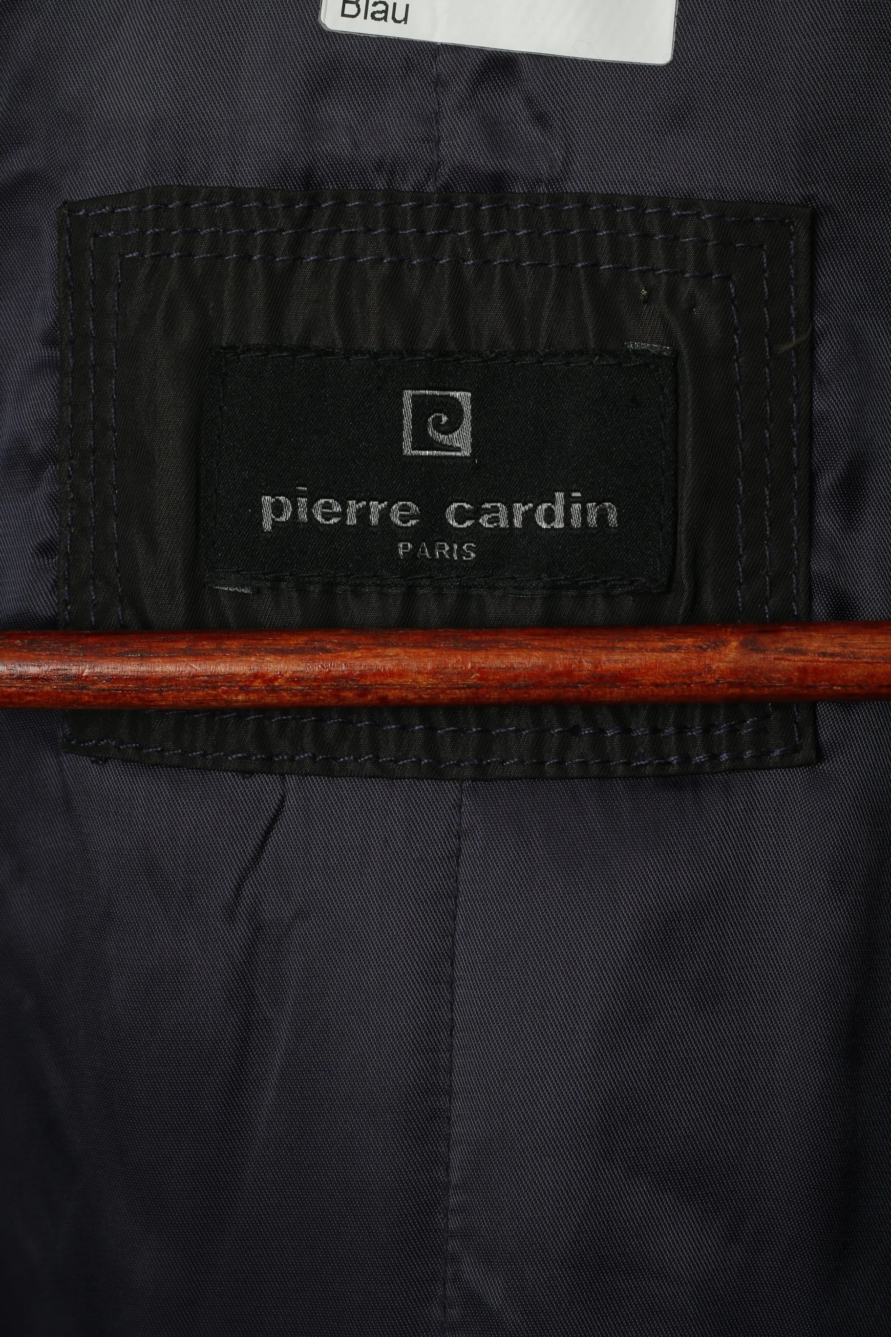 Pierre Cardin Paris Men 27 L Jacket Dark Brown Shiny Padded Military Casual Top