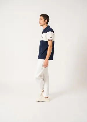 Polo en coton Tancrde - SAINT JAMES x Maison FT (INSIGNE/ECUME)