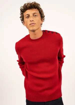 Pull marin uni Cancale - coupe confort (MEDOC)