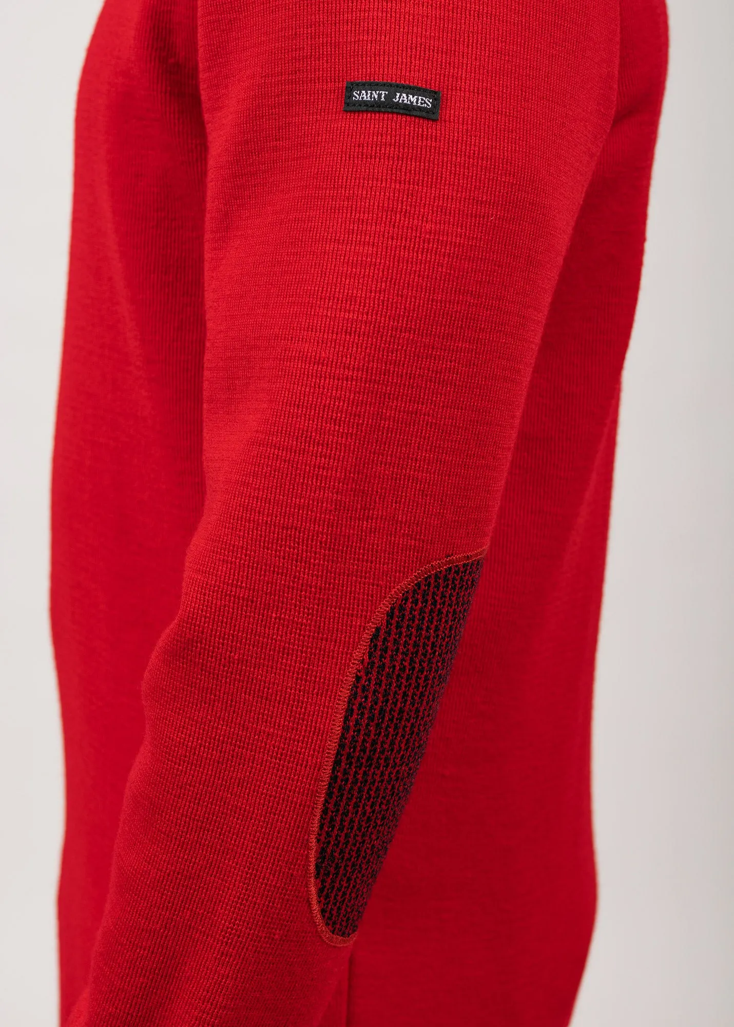 Pull marin uni Dinan - en laine (ROUGE)