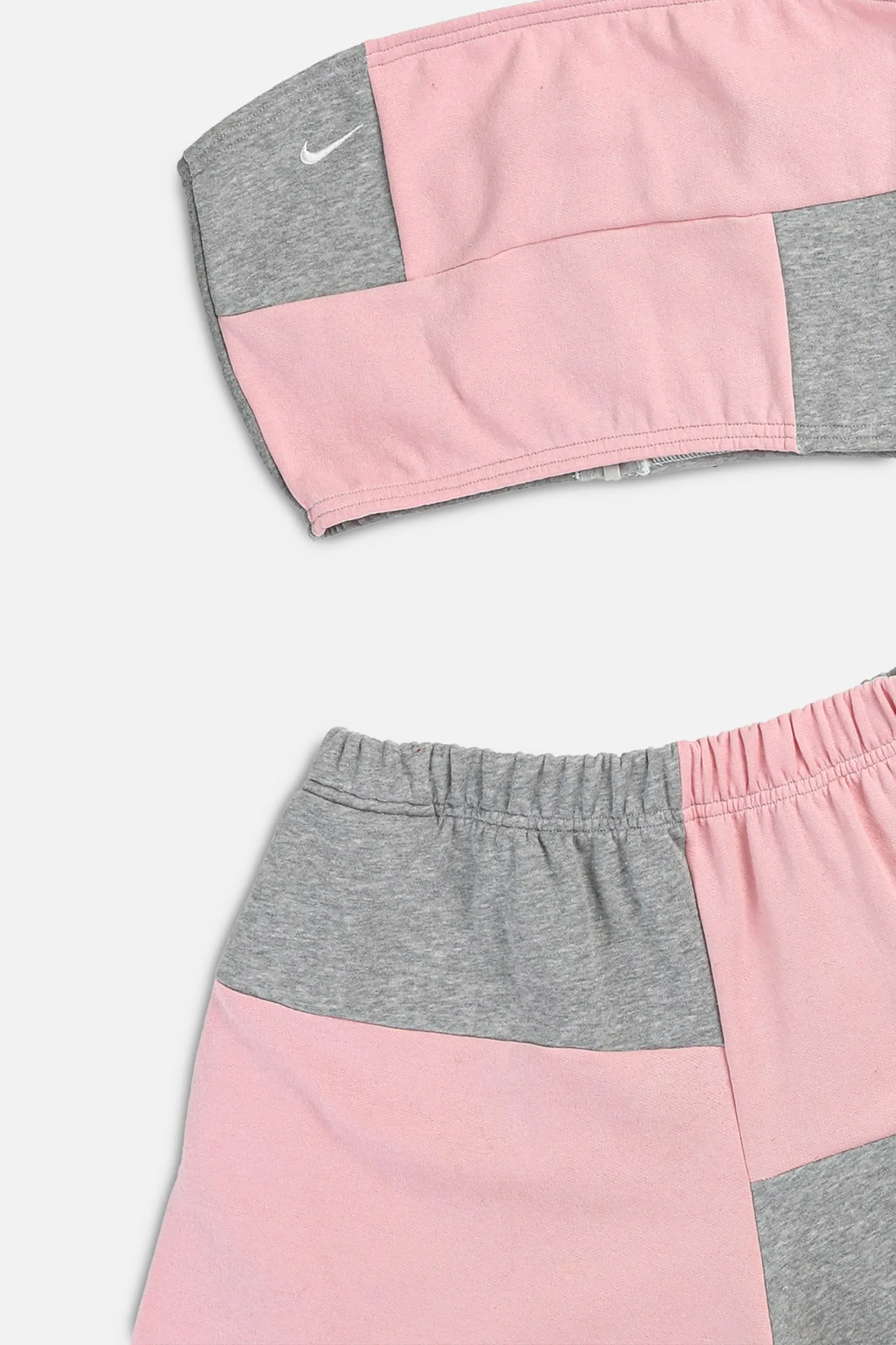 Rework Nike Patchwork Sweatshorts Set - L Frankie