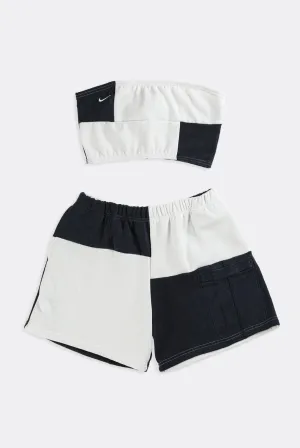 Rework Nike Patchwork Sweatshorts Set - XS, S, M, L, XL Frankie