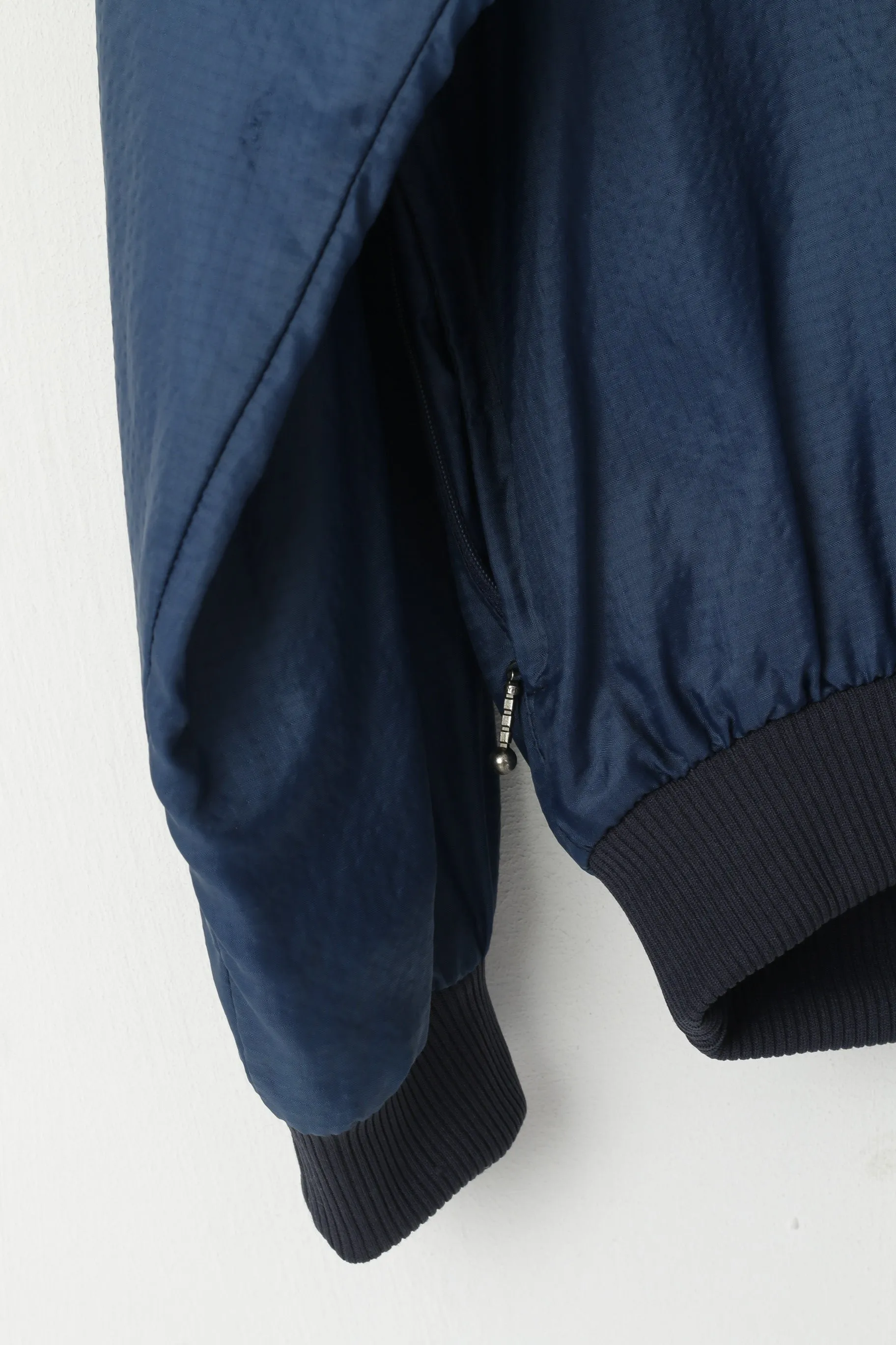 Rukka Men M Jacket Navy Bomber Finland Naylon Waterproof Zip Neck Sport Top