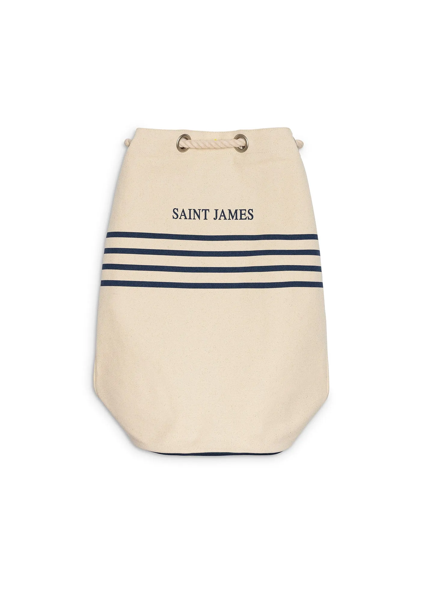 Sac baluchon ray - en coton (ECRU/MARINE)