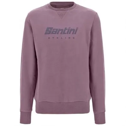 Santini Branded Unisex Full Sleeve Sweatshirt (Pink)