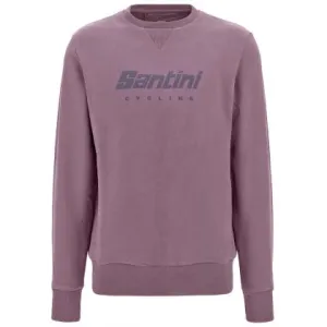 Santini Branded Unisex Full Sleeve Sweatshirt (Pink)