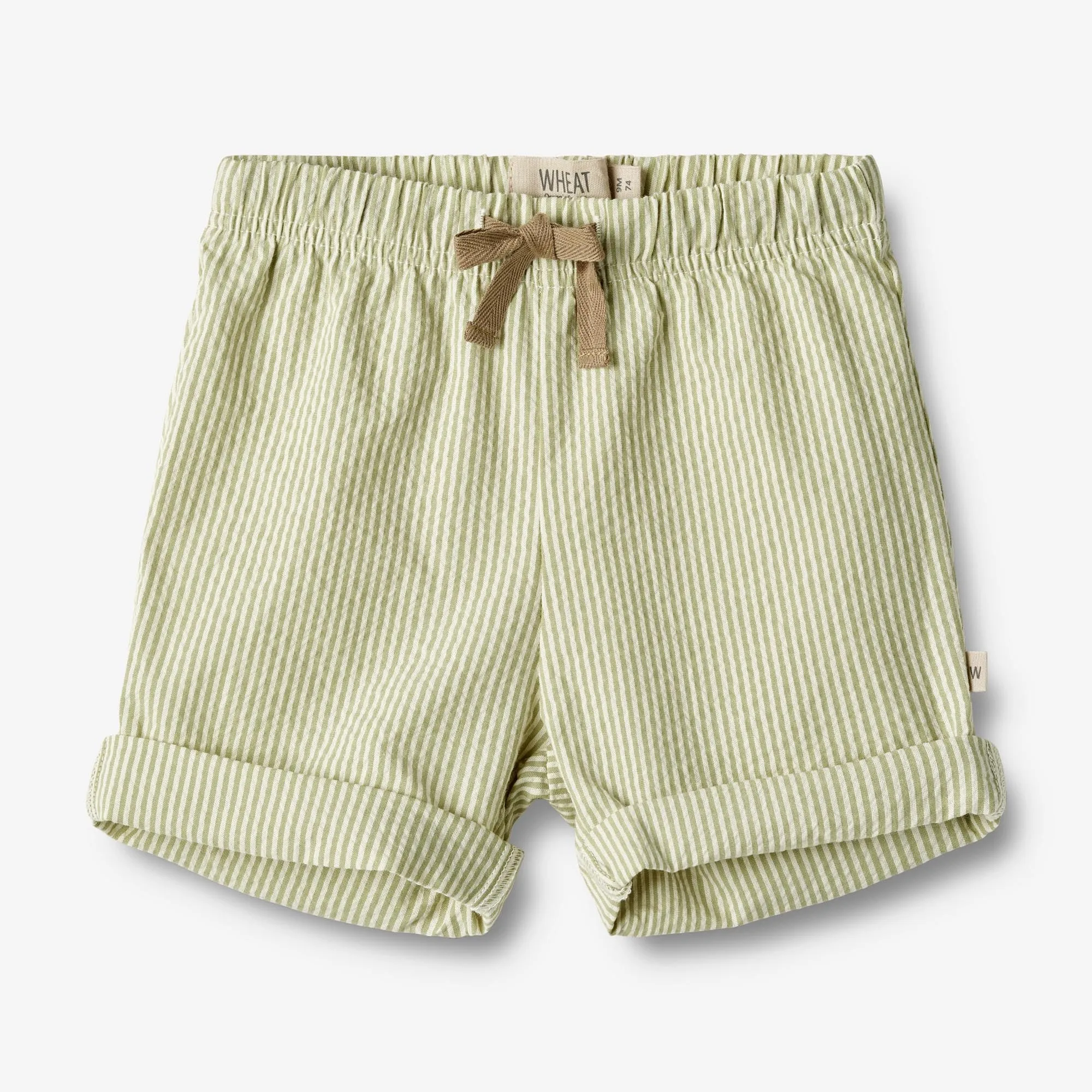 Shorts Milton - green stripe Wheat