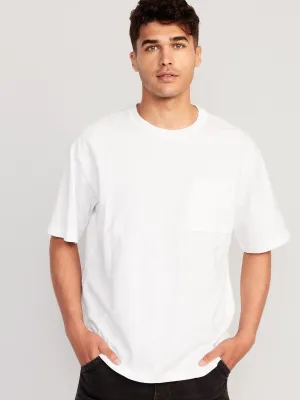 Slub-Knit Pocket T-Shirt for Men