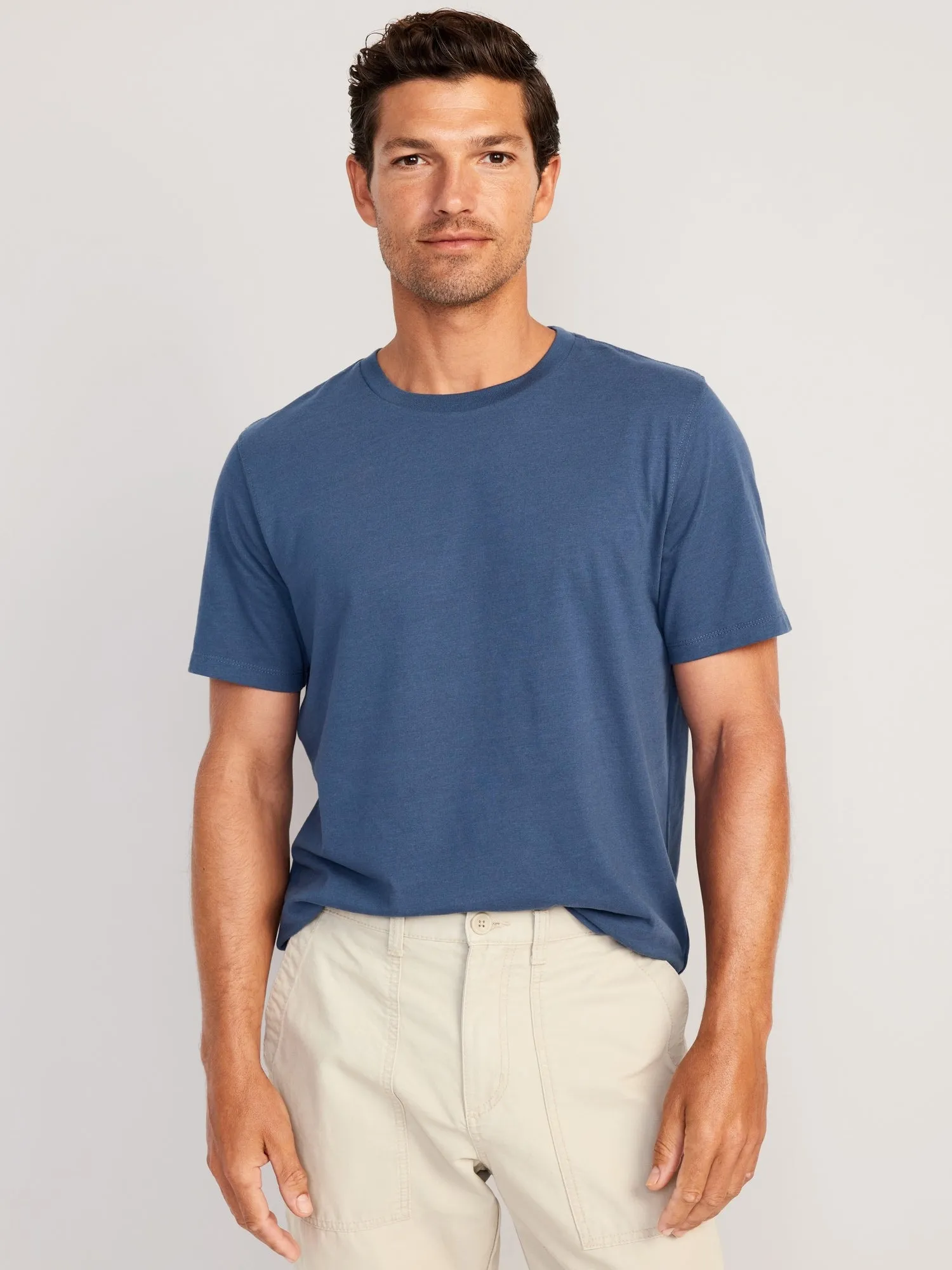 Soft-Washed Crew-Neck T-Shirt For Men