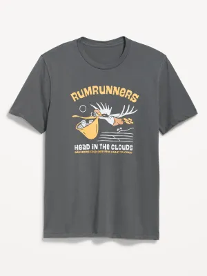 Soft-Washed Graphic T-Shirt for Men