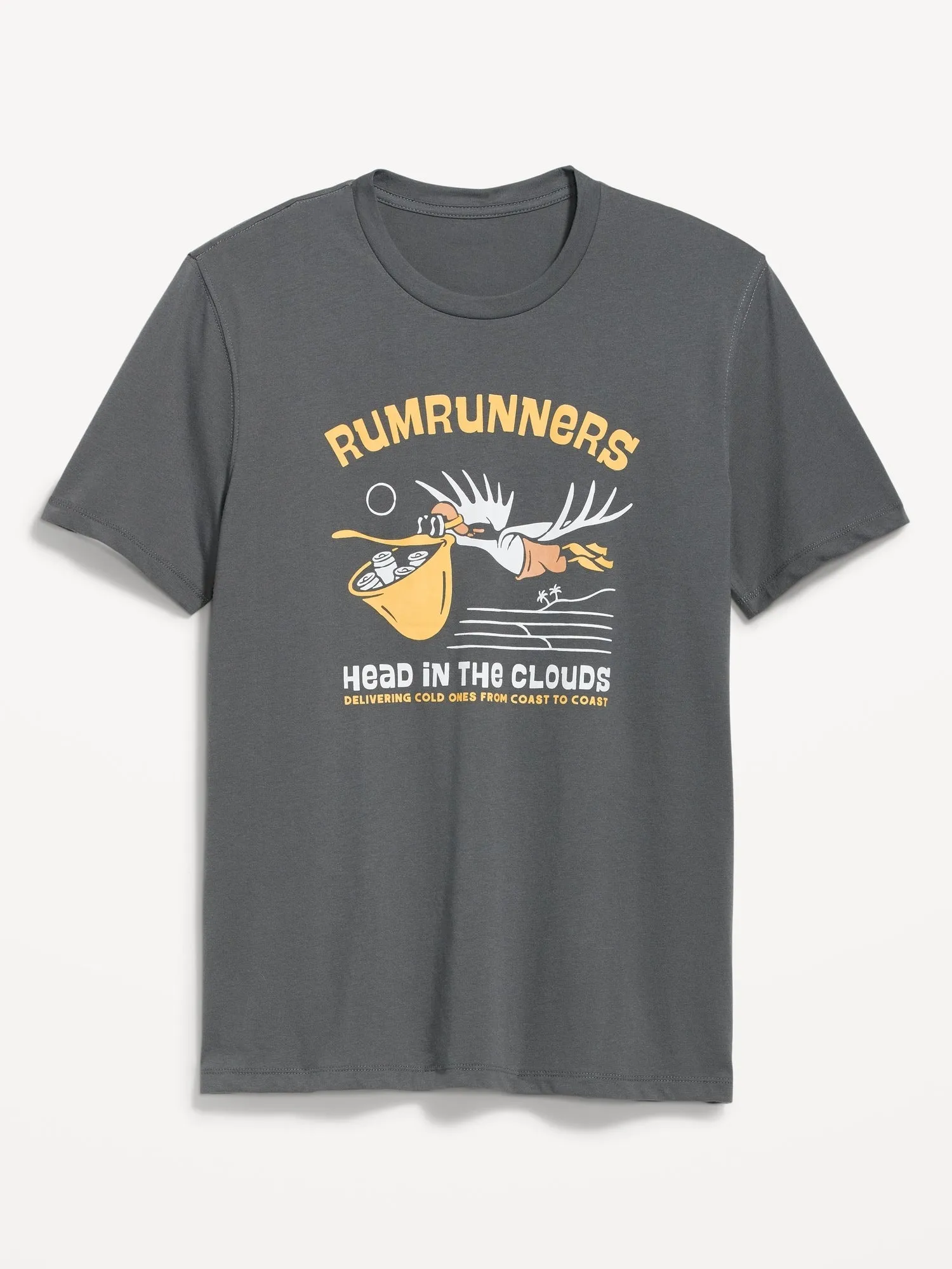 Soft-Washed Graphic T-Shirt for Men