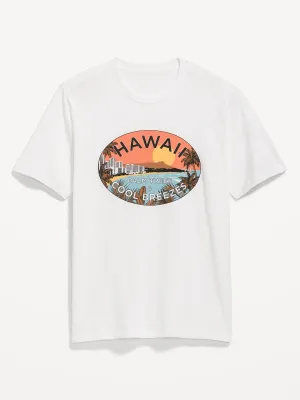 Soft-Washed Graphic T-Shirt for Men