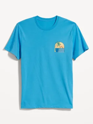 Soft-Washed Graphic T-Shirt for Men