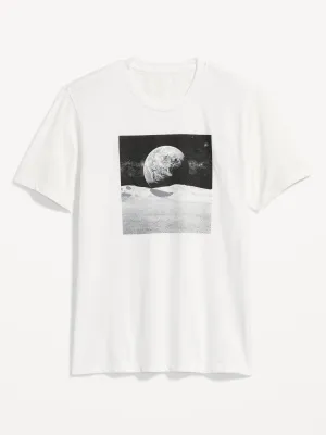Soft-Washed Graphic T-Shirt for Men