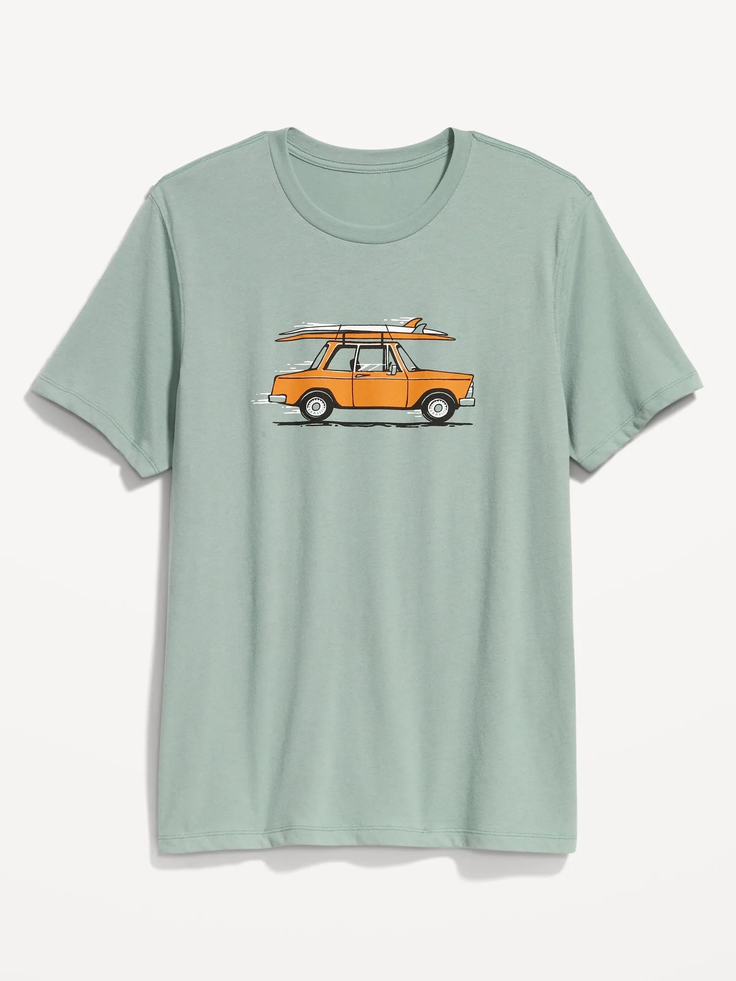 Soft-Washed Graphic T-Shirt For Men