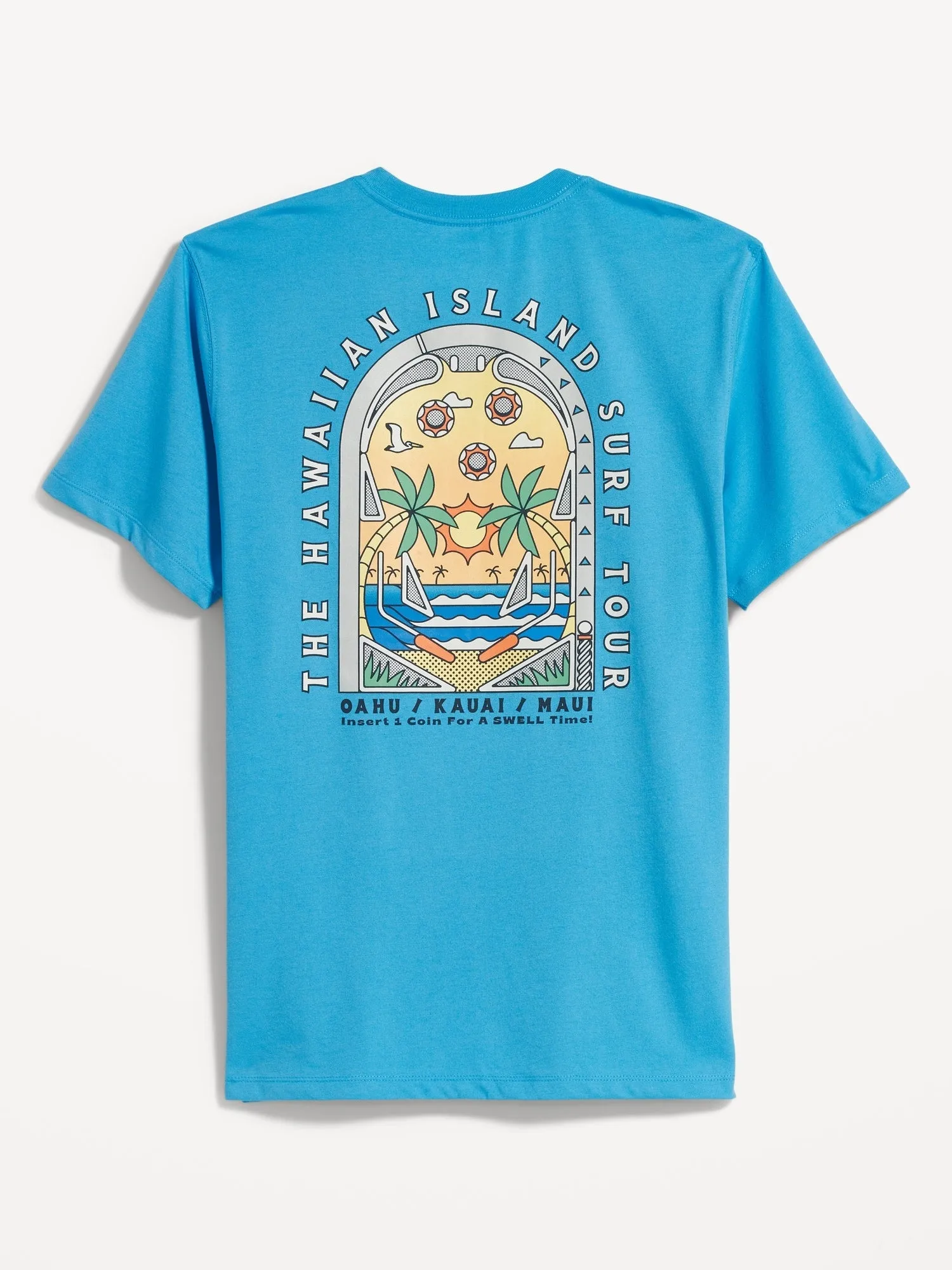 Soft-Washed Graphic T-Shirt for Men