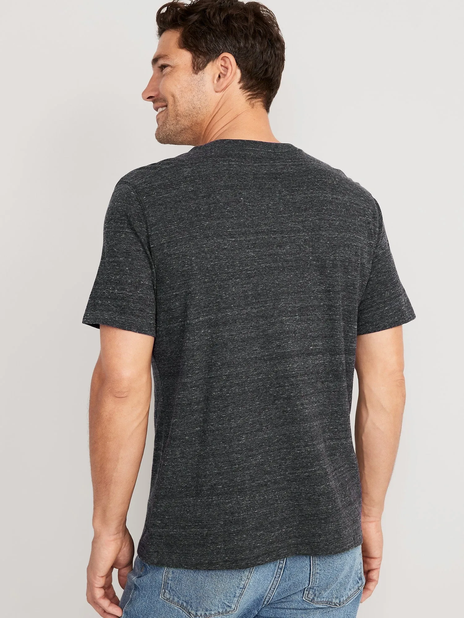 Soft-Washed Printed Crew-Neck T-Shirt for Men