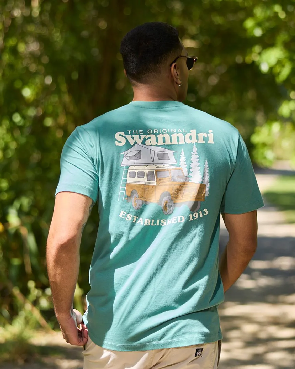 Swanndri Mens Pop Top Printed T Shirt