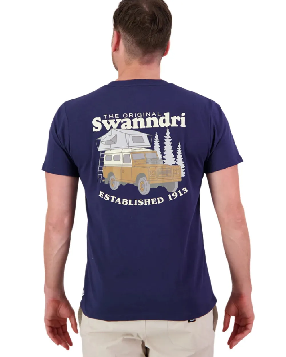 Swanndri Mens Pop Top Printed T Shirt
