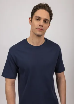 T-shirt  manches courtes Lumio - en coton (MARINE)