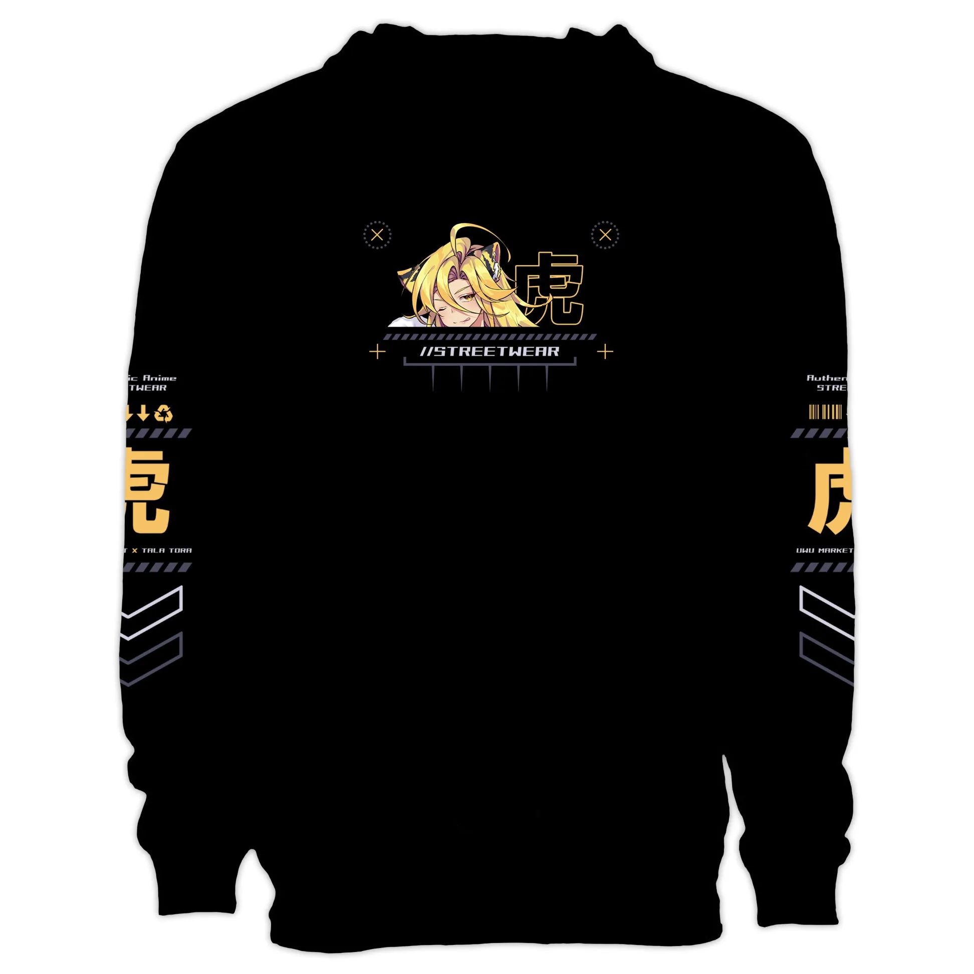 Tala Tora Anime Streetwear Hoodie