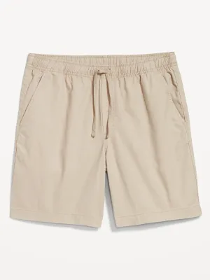 Twill Jogger Shorts -- 7-inch inseam