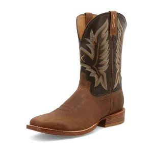 Twisted X Men's Buff Tan and Burnt Olive Tech X Boots
