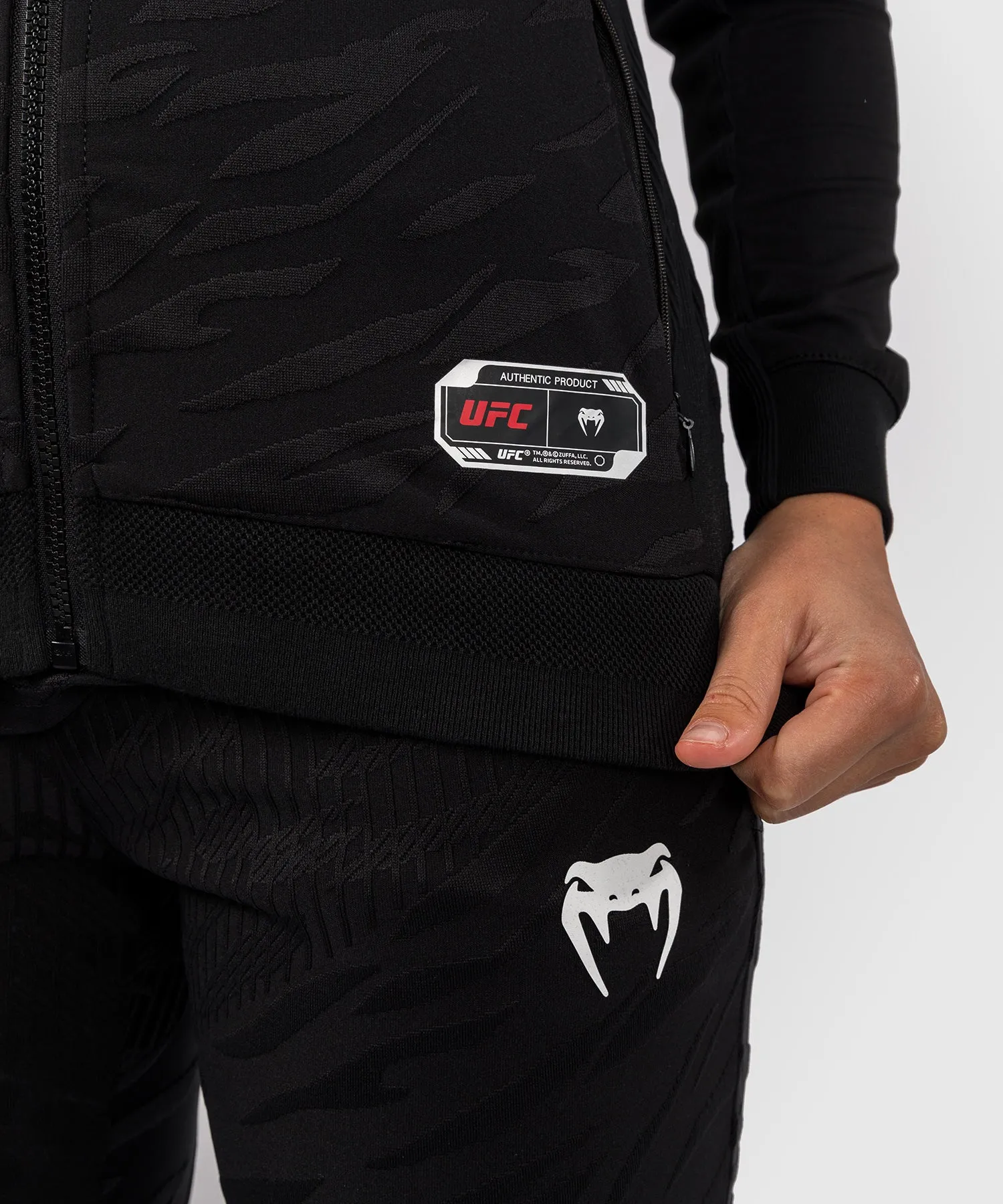 UFC Fusion by Venum Authentic Fight Night Women’s Walkout Hoodie - Black
