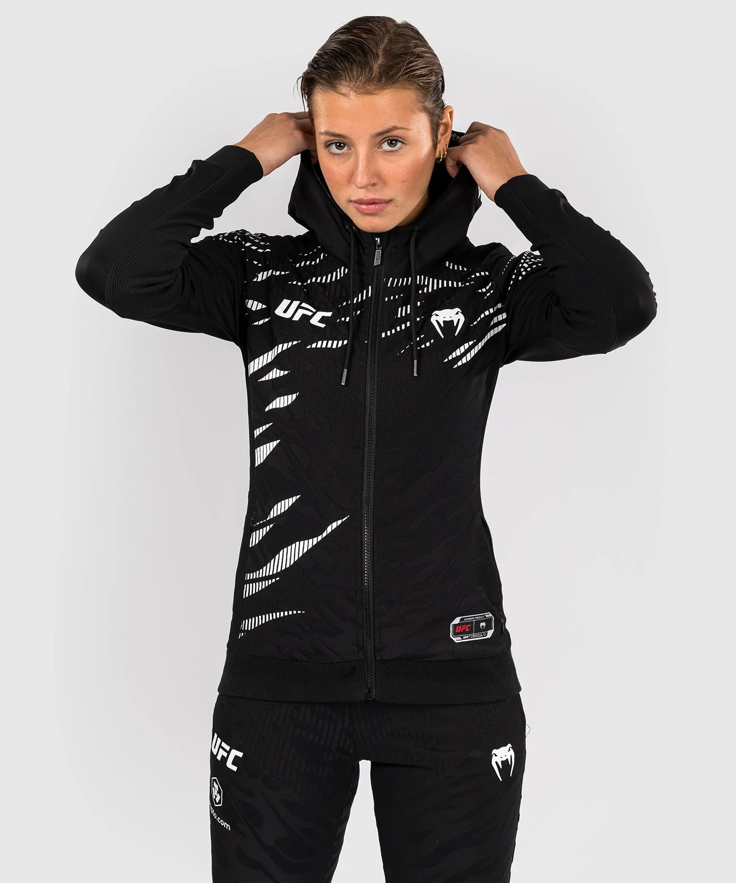 UFC Fusion by Venum Authentic Fight Night Women’s Walkout Hoodie - Black